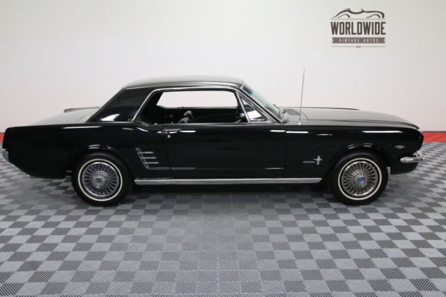 1966 Black Ford Mustang