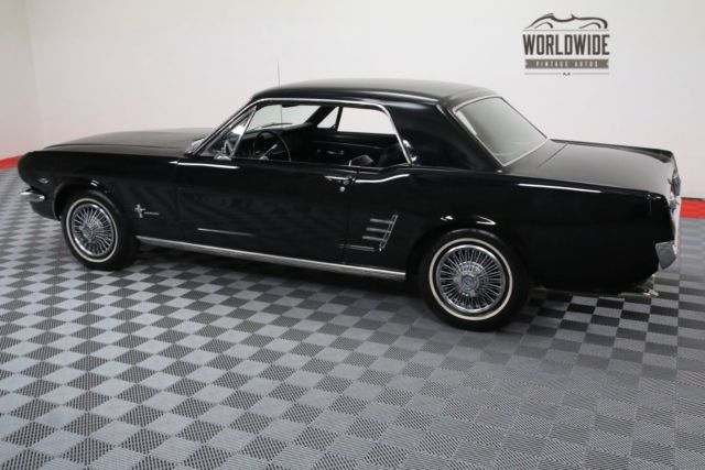 1966 Black Ford Mustang
