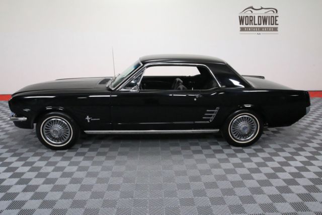 1966 Black Ford Mustang