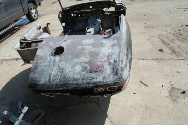 1966 Black Chevrolet Corvette