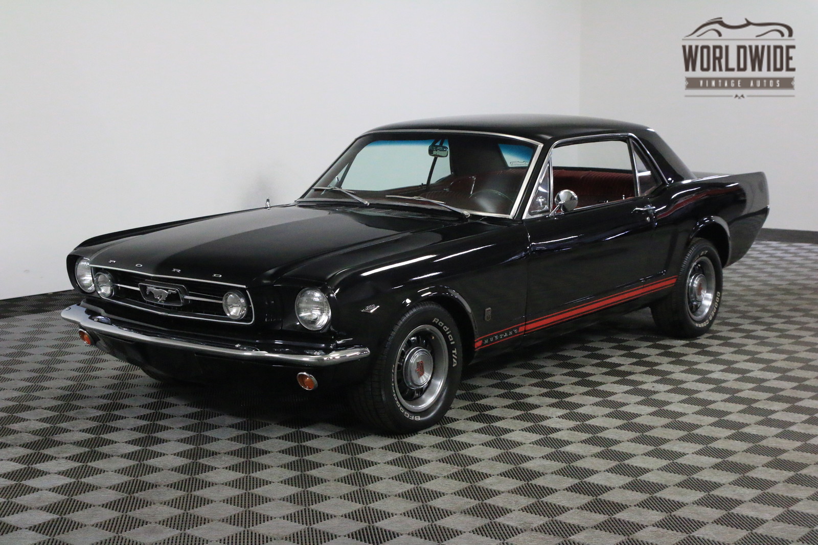 1966 Black Ford Mustang