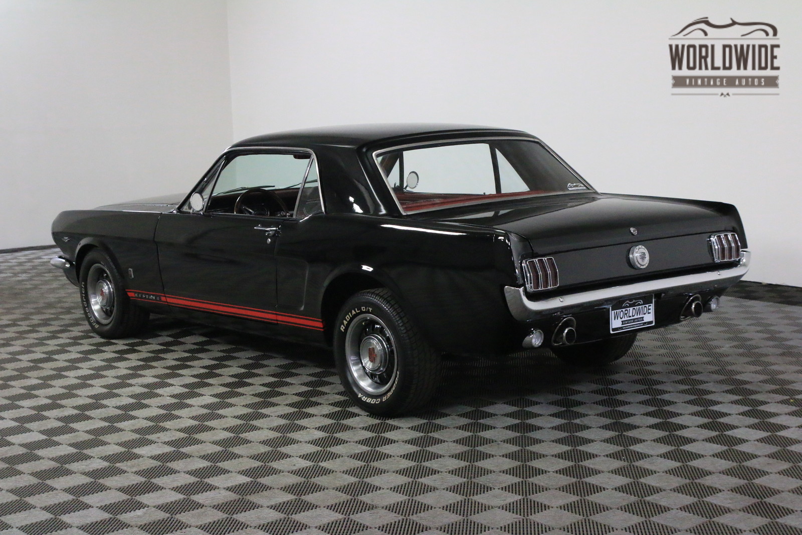 1966 Black Ford Mustang