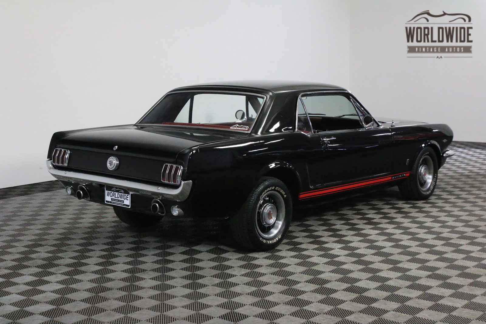 1966 Black Ford Mustang