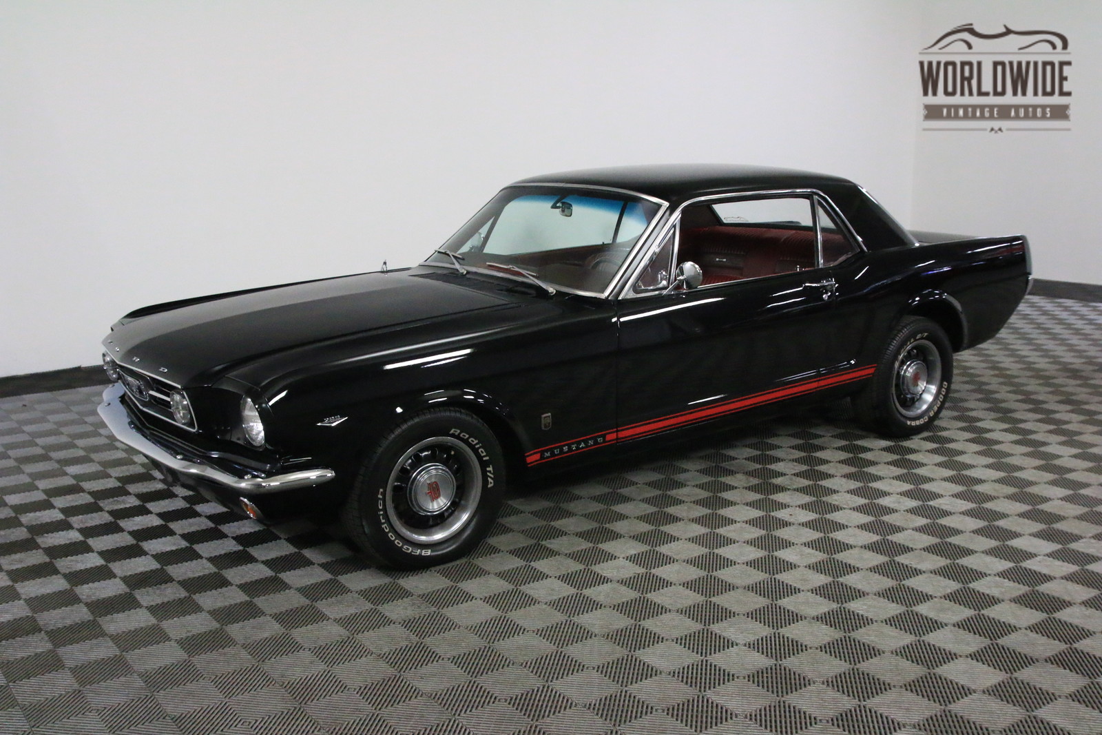 1966 Black Ford Mustang