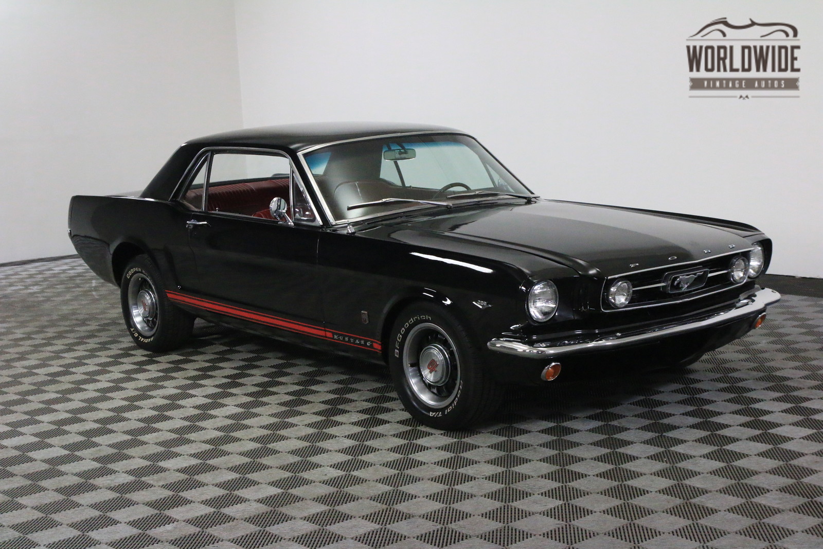 1966 Black Ford Mustang