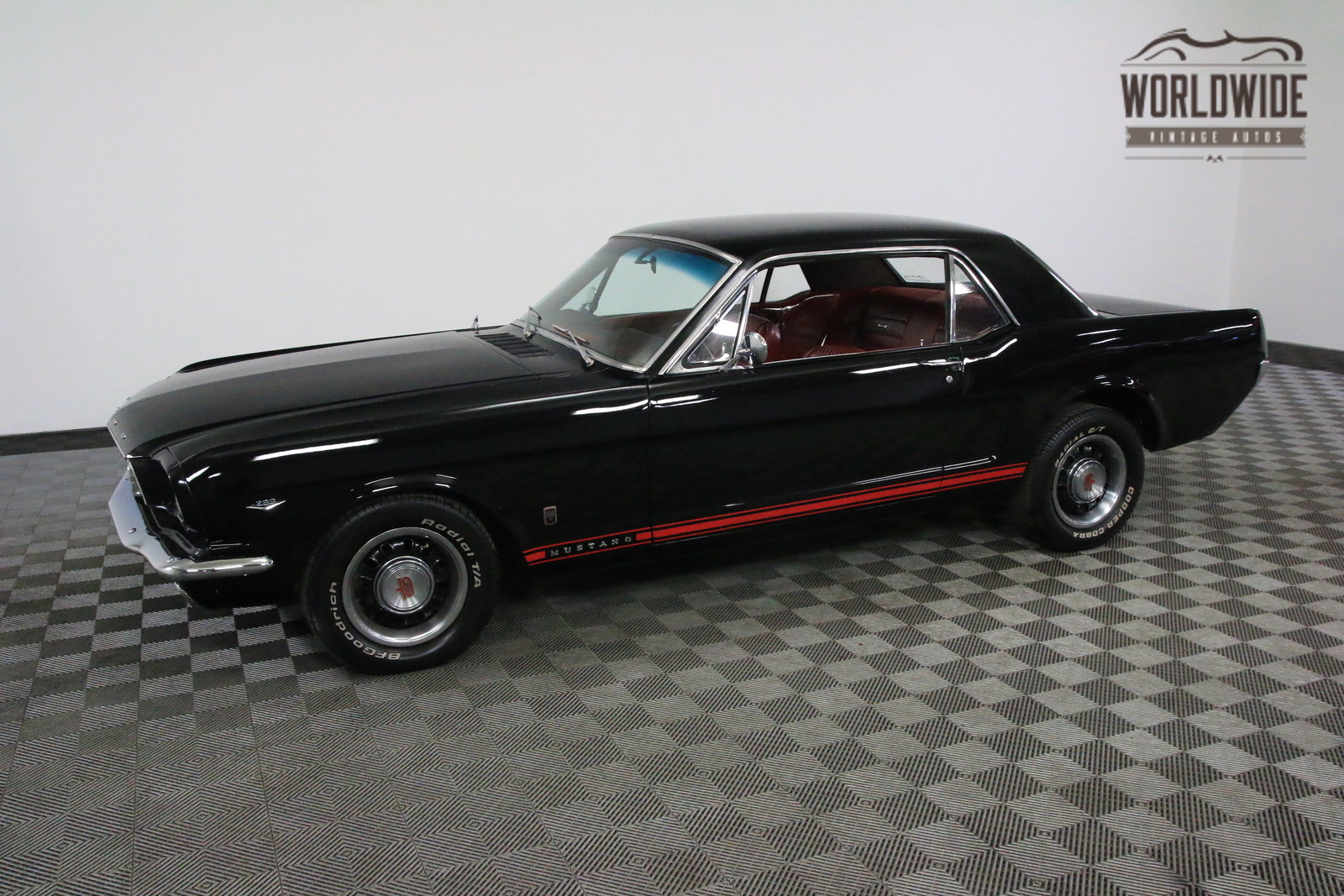 1966 Black Ford Mustang