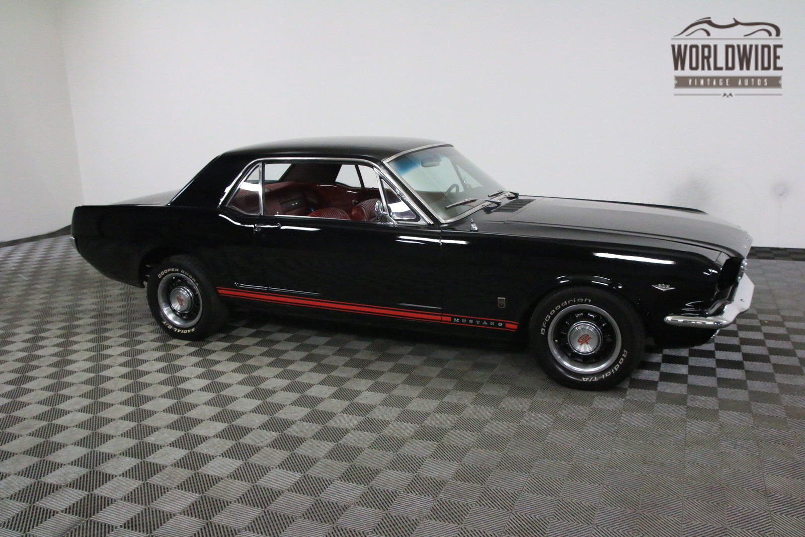1966 Black Ford Mustang