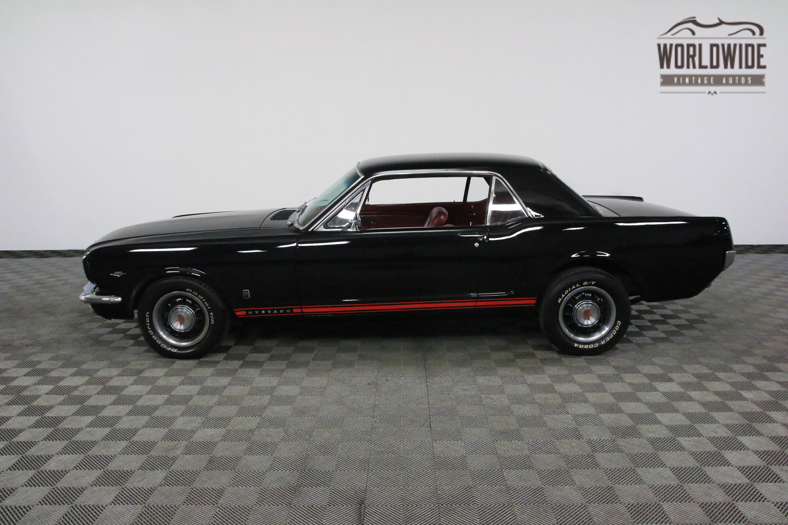 1966 Black Ford Mustang