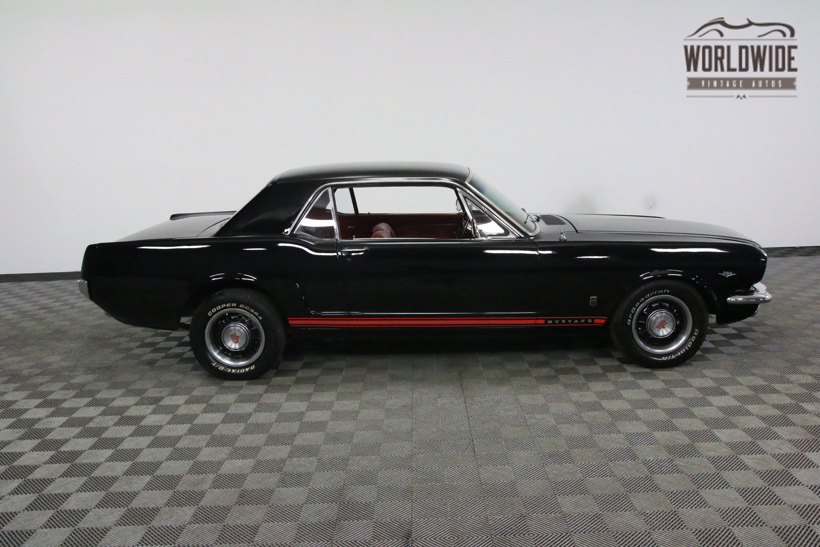 1966 Black Ford Mustang