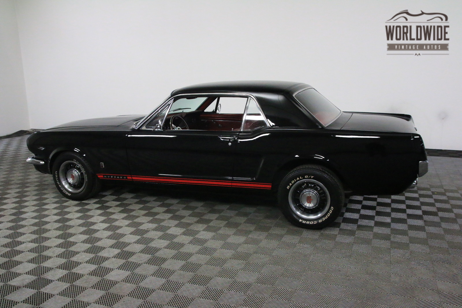 1966 Black Ford Mustang