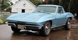 1966 Blue Chevrolet Corvette