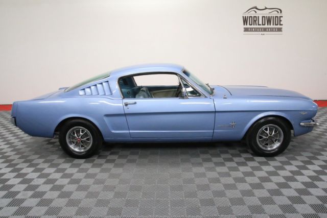 1966 Blue Ford Mustang
