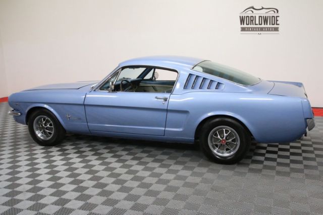 1966 Blue Ford Mustang