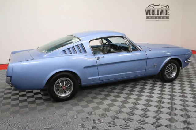 1966 Blue Ford Mustang