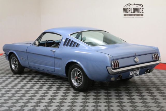 1966 Blue Ford Mustang
