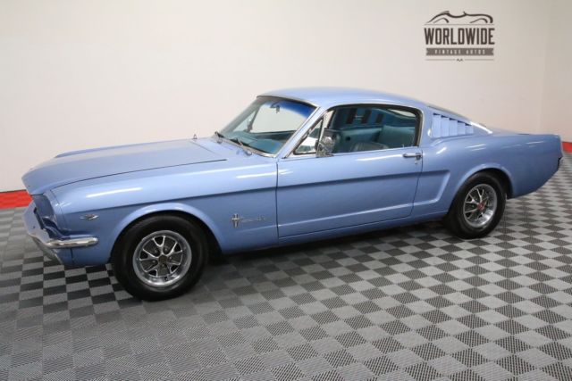 1966 Blue Ford Mustang