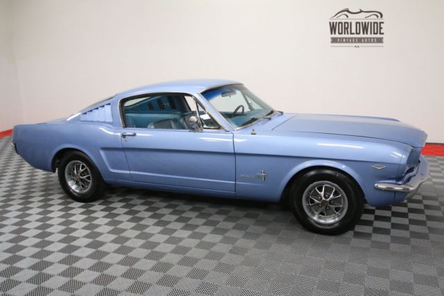 1966 Blue Ford Mustang