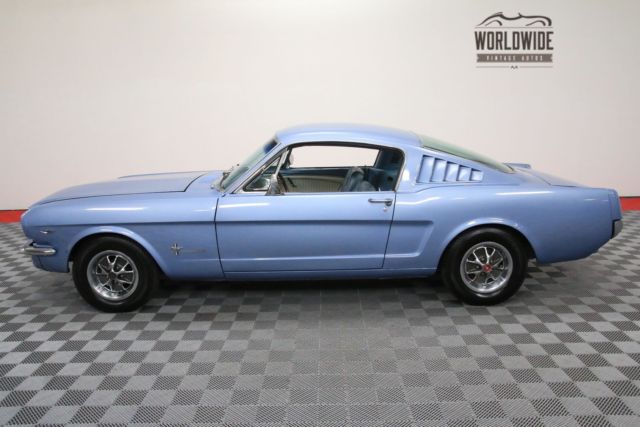 1966 Blue Ford Mustang