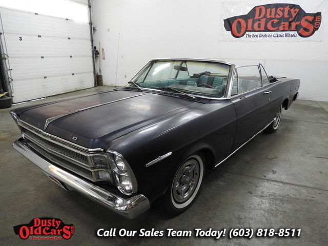 1966 Blue Ford Galaxie Convertible