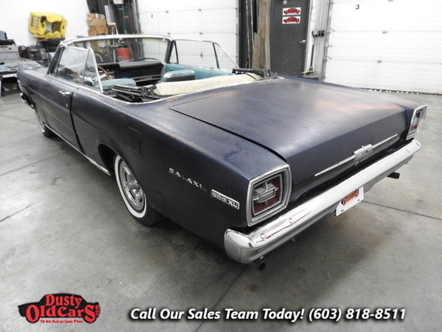1966 Blue Ford Galaxie Convertible