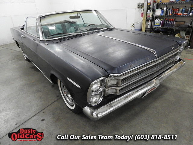 1966 Blue Ford Galaxie Convertible