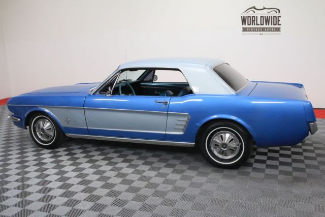 1966 Blue Ford Mustang
