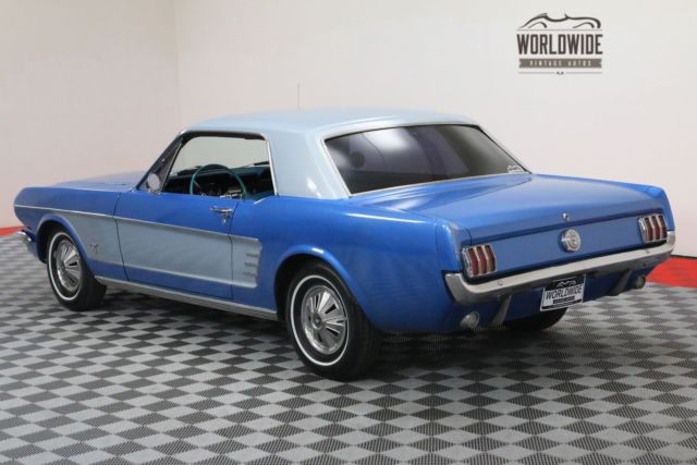 1966 Blue Ford Mustang