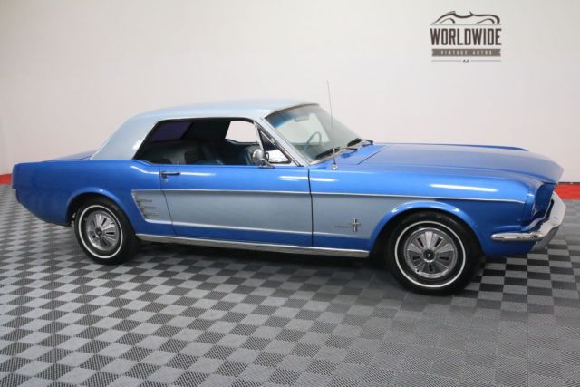 1966 Blue Ford Mustang