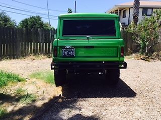 1966 Green Ford Bronco Convertible hard top