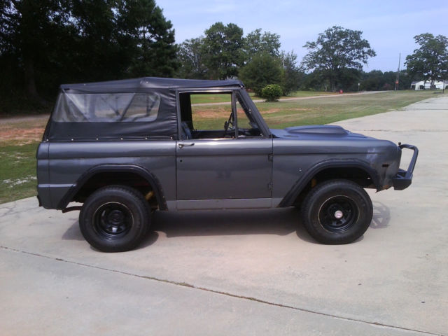 1966 Gray Ford Bronco SUV