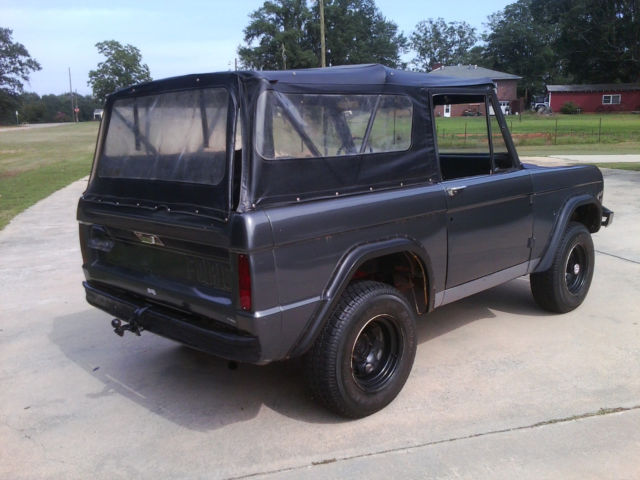 1966 Gray Ford Bronco SUV