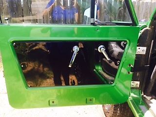 1966 Green Ford Bronco Convertible hard top
