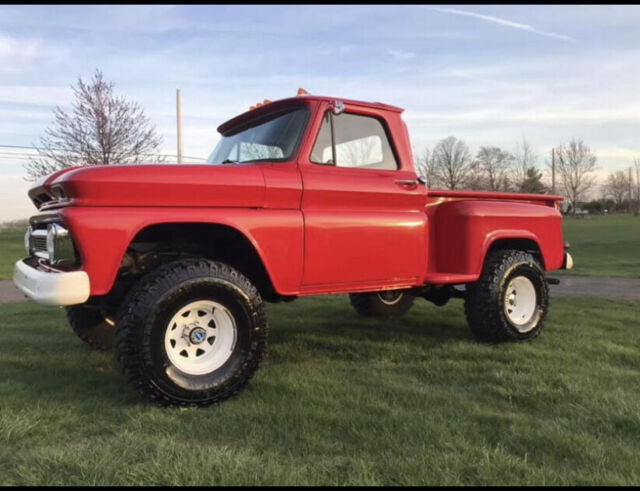1966 Red Chevrolet C-10