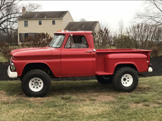 1966 Red Chevrolet C-10