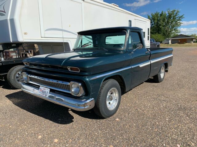 1966 Green Chevrolet C-10 Standard Cab Pickup