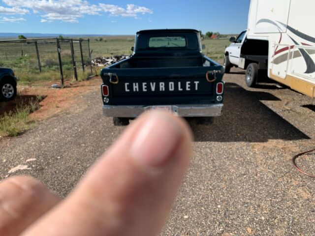 1966 Green Chevrolet C-10 Standard Cab Pickup