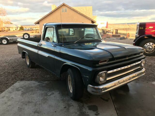 1966 Green Chevrolet C-10 Standard Cab Pickup
