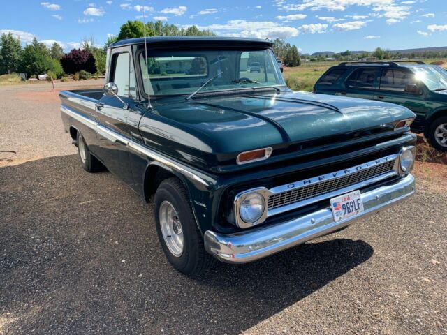 1966 Green Chevrolet C-10 Standard Cab Pickup