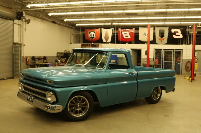 1966 Marina Blue Chevrolet C-10 Standard Cab Pickup