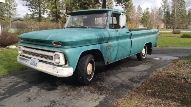 1966 Gray Chevrolet C-10 Pickup Truck