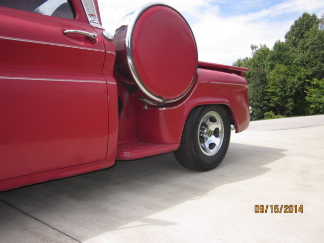 1966 Red Chevrolet C-10 STEP SIDESHORT WHEEL BASE