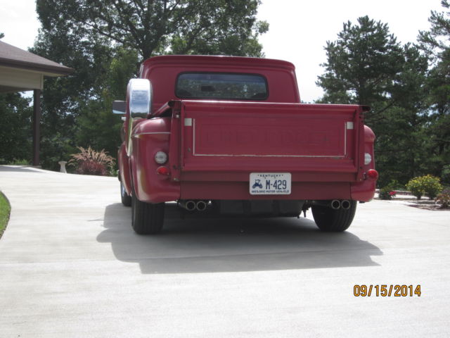1966 Red Chevrolet C-10 STEP SIDESHORT WHEEL BASE