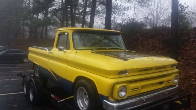 1966 Yellow Chevrolet C-10
