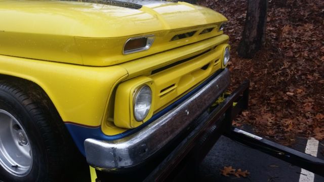 1966 Yellow Chevrolet C-10