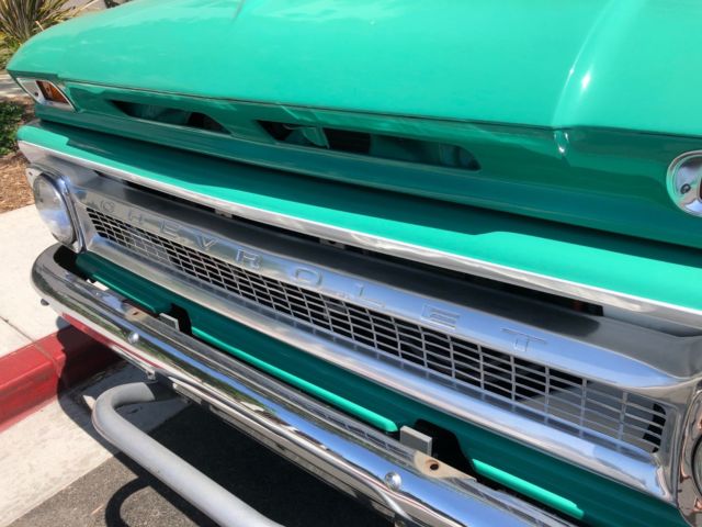 1966 Green Chevrolet C-10 Standard Cab Pickup