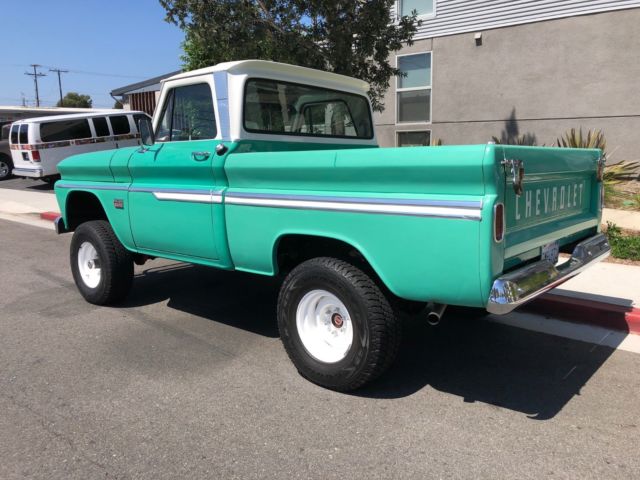 1966 Green Chevrolet C-10 Standard Cab Pickup