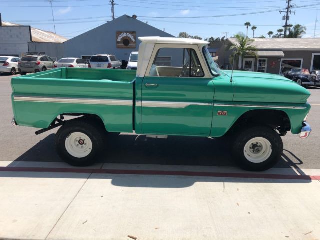 1966 Green Chevrolet C-10 Standard Cab Pickup
