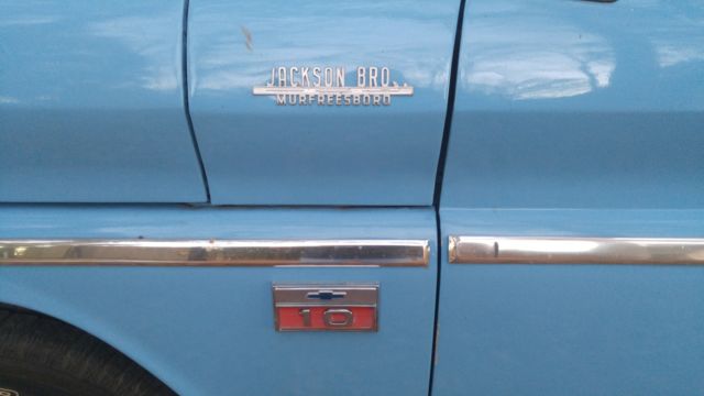 1966 Blue Chevrolet C-10 Standard Cab Pickup