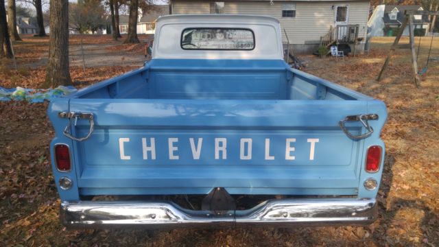 1966 Blue Chevrolet C-10 Standard Cab Pickup