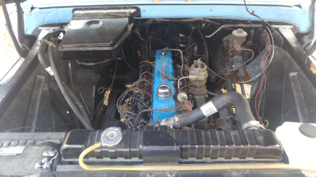 1966 Blue Chevrolet C-10 Standard Cab Pickup